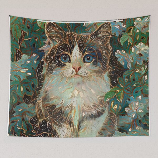 Item preview, Cat in a Bushes - Denarius designed and sold by LostLegends.