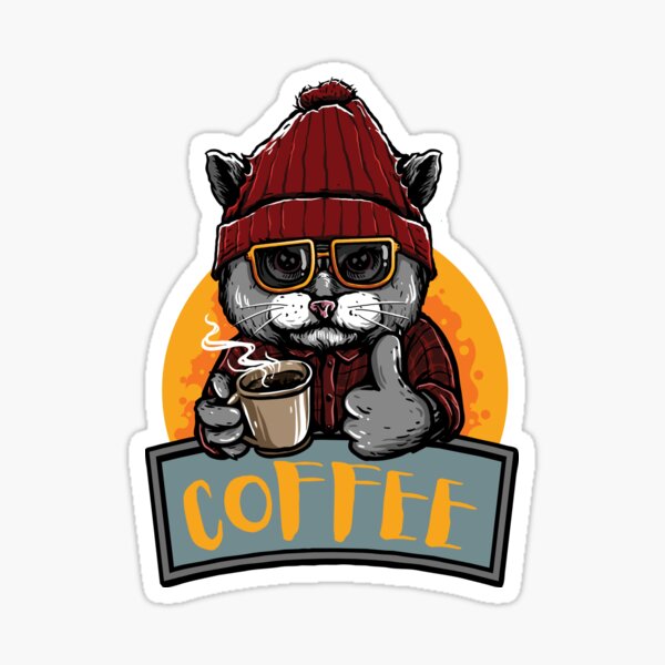 Item preview, Coffee Cat designed and sold by UllUDesign.