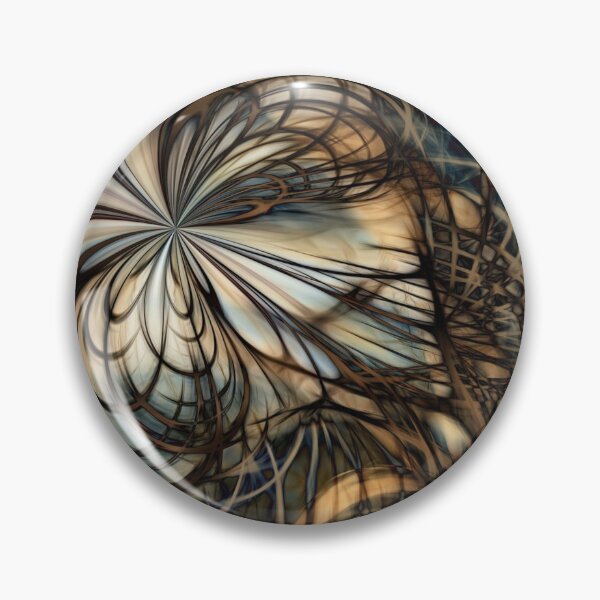 Item preview, Bronze & Gray Digital Fractal Pattern Design designed and sold by EarthArtDesigns.