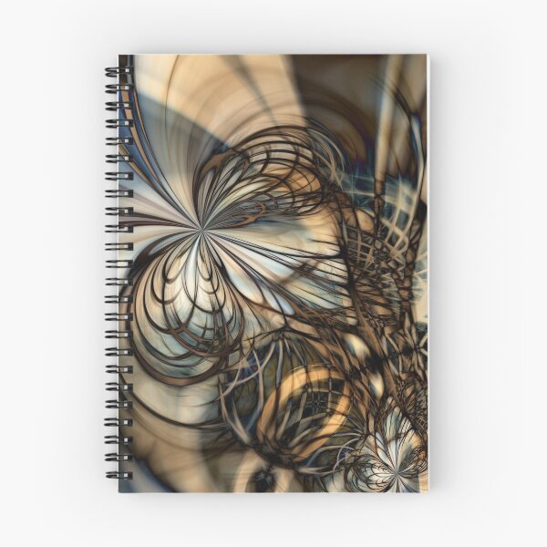 Item preview, Bronze & Gray Digital Fractal Pattern Design designed and sold by EarthArtDesigns.