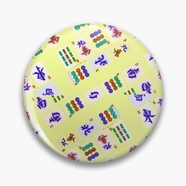 Item preview, Mahjong Yellow Pattern designed and sold by johndavis71.