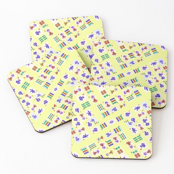 Item preview, Mahjong Yellow Pattern designed and sold by johndavis71.