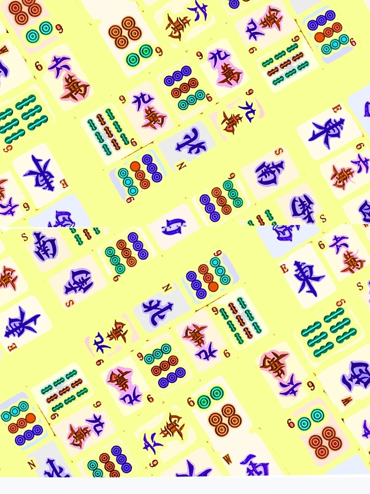 Mahjong Yellow Pattern by johndavis71