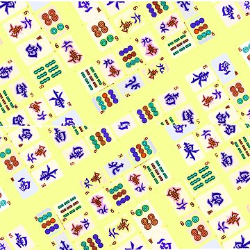 Artwork thumbnail, Mahjong Yellow Pattern by johndavis71