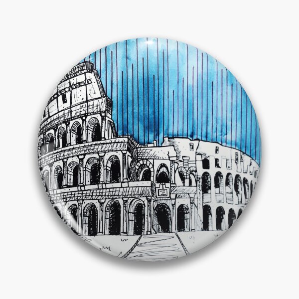 Item preview, Sketch of the Colosseum designed and sold by LucyDeAngelis.