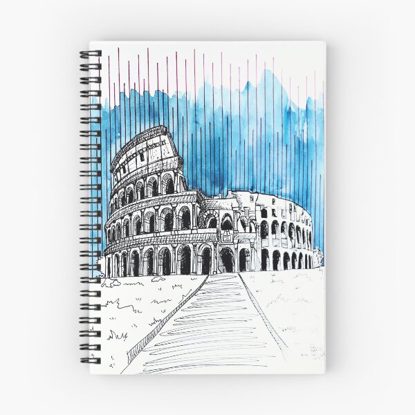 Item preview, Sketch of the Colosseum designed and sold by LucyDeAngelis.