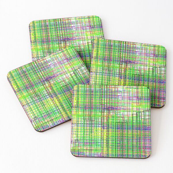 Item preview, Colorful Abstract line pattern seamless various colors designed and sold by Artsy Boulevard.