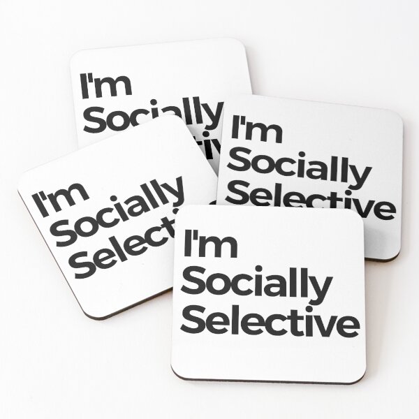 Item preview, Im Socially Selective designed and sold by araeesha0315.