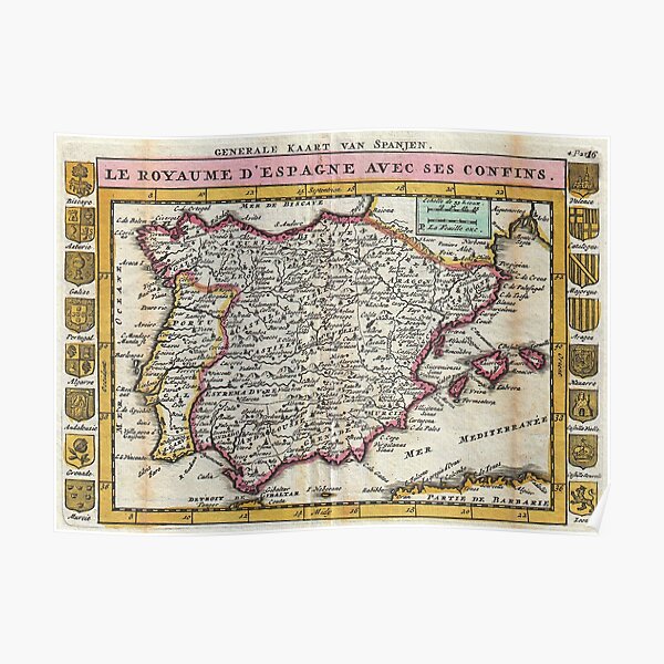 クリスマス特集2022 of Map Posterazzi Spain Rigobert Cartographer by Print Poster  Portugal and その他インテリア雑貨、小物 - portfoliocriacao.cadastra.com.br