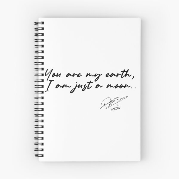 Item preview, BTS Jin Moon Song Lyrics designed and sold by Hey Spring Day.