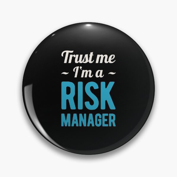 Item preview, Funny Risk Manager designed and sold by artworkbyrihen.