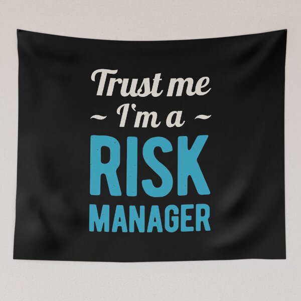 Item preview, Funny Risk Manager designed and sold by artworkbyrihen.