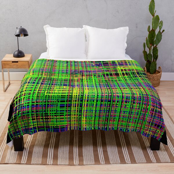 Item preview, Abstract line pattern seamless color Various color on Black designed and sold by Artsy Boulevard.