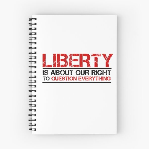 Item preview, Liberty Freedom Political Quote designed and sold by Sid3walkArt.