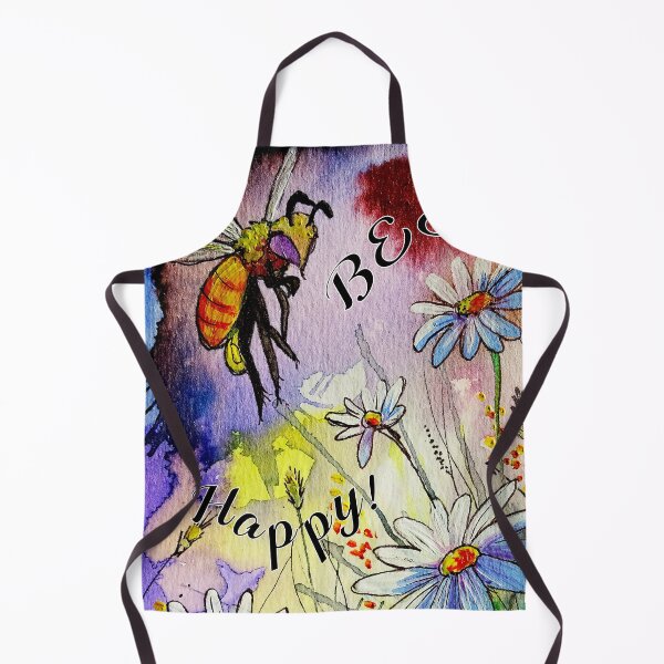 Item preview, Bee Happy - bee and daisies designed and sold by AndrewAlanArt.
