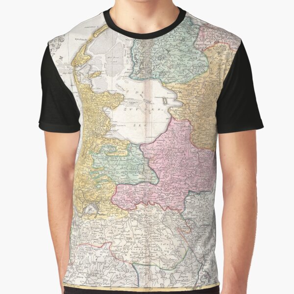 Item preview, Vintage Map of Holland (1748) designed and sold by BravuraMedia.