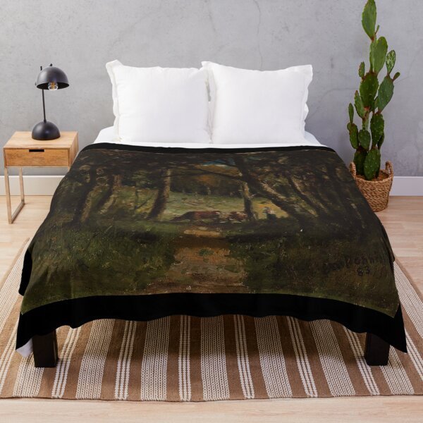 Item preview, Cows On Path In Forest - Edward Bannister - c1883 designed and sold by CrankyOldDude.