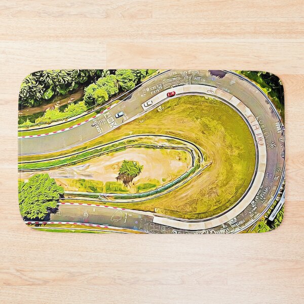 Item preview, Nordschleife Carousel Poster – Iconic Nürburgring Green Hell Art designed and sold by Road To Track.