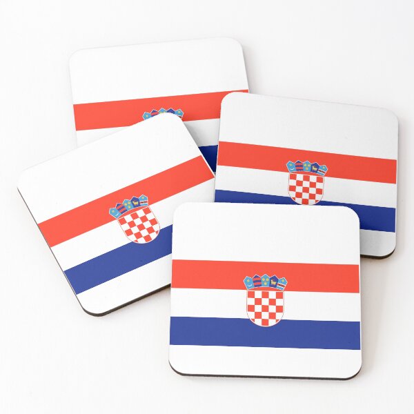 Item preview, Croatian Flag Print designed and sold by JoyforU.