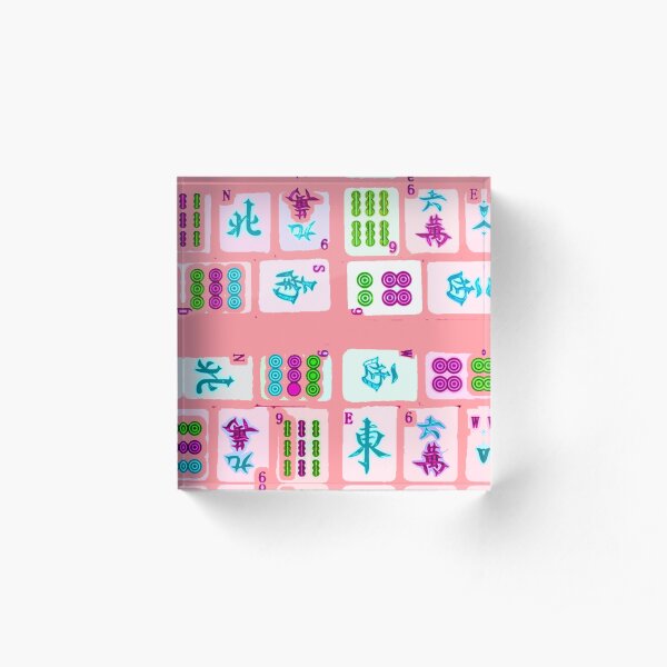 Pretty in Pink Acrylic Block