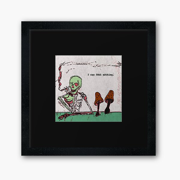 I can feel nothing Framed Art Print