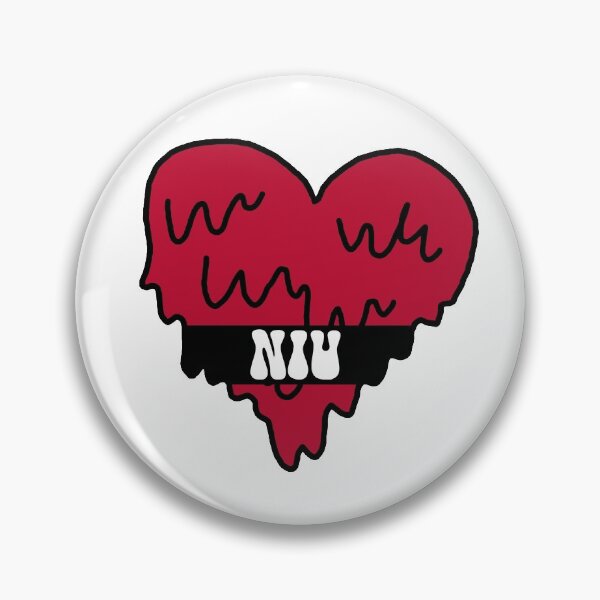 Item preview, NIU Northern Illinois University Heart designed and sold by kkosmicki.