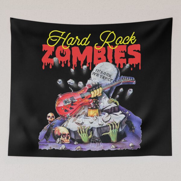 Item preview, Hard Rock Zombies 80s Cult Classic Horror Fan Art designed and sold by acquiesce13.