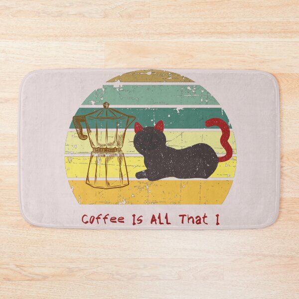 Item preview, coffee is all that i need and my cat designed and sold by Eman4design.