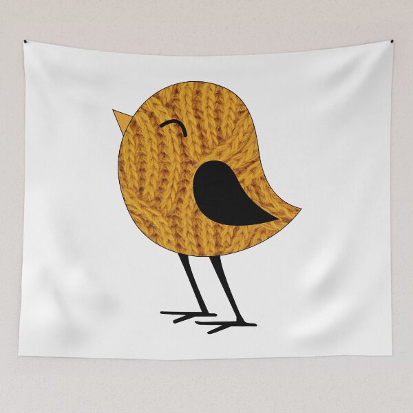 Item preview, Bird Made of Knit Yarn designed and sold by BuzzySpaceBee.