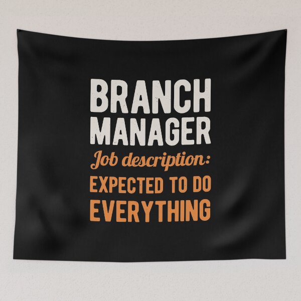 Item preview, Funny Branch Manager designed and sold by artworkbyrihen.