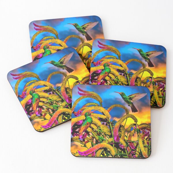 Item preview, Amaranth And Double Hummer Delight designed and sold by alabca.