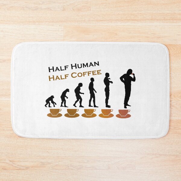 Item preview, Half Human Half Coffee Funny Coffee Lover Evolution designed and sold by kmcs.