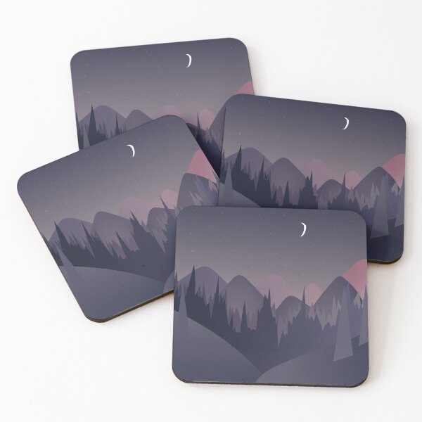 Item preview, dark  abstract purple forest  designed and sold by nature scenerys.