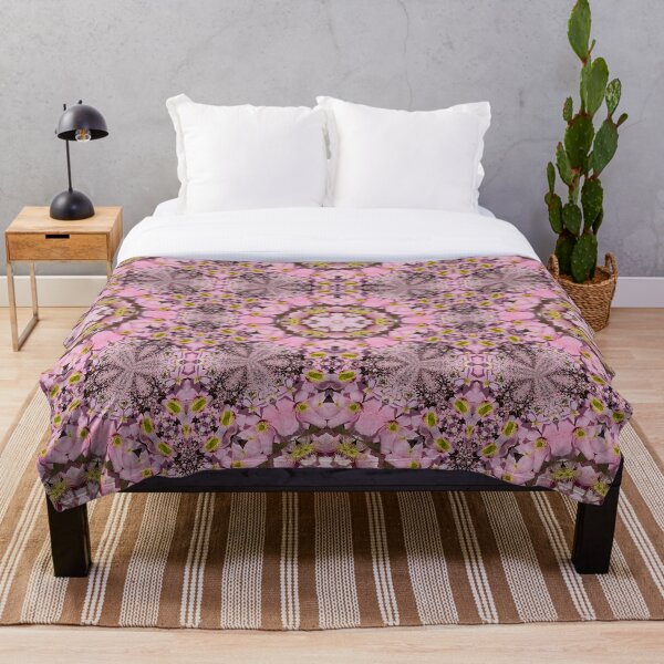 Artikelvorschau, Clematis Flower Kaleidoscope Mandala entworfen und verkauft von BoundedChaos.