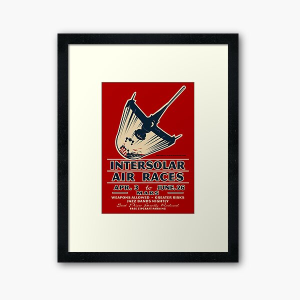 Intersolar Swordfish Print Framed Art Print