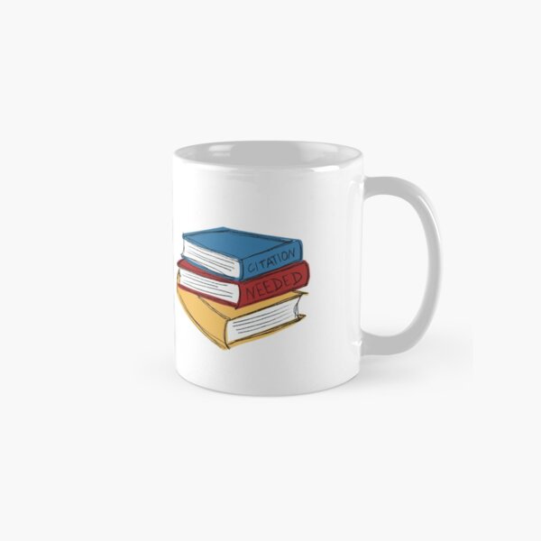 Citation Needed - Colorful Books Classic Mug