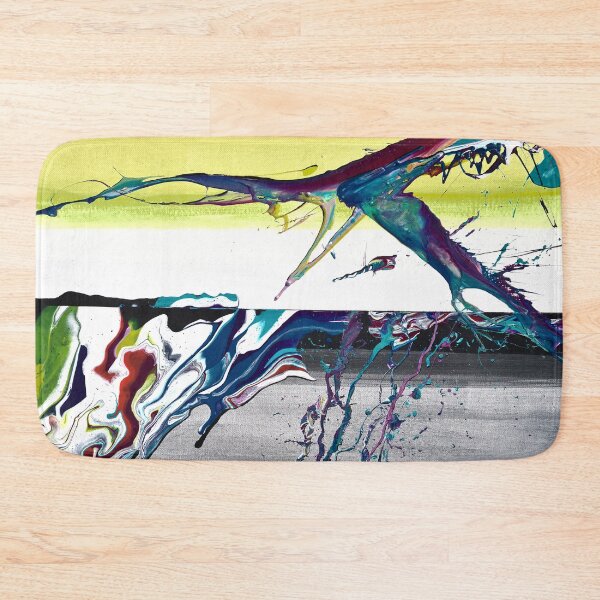 Item preview, Yellow and Silver Abstracted Landscape designed and sold by Kacixart.