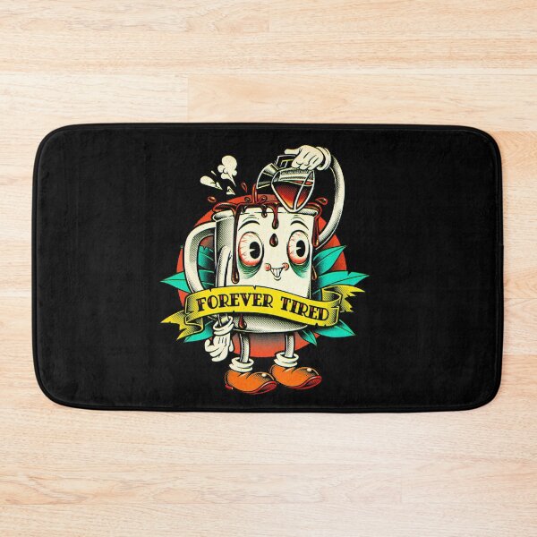 Item preview, Forever Tired Coffee Mug Cartoon Character designed and sold by andremuller.