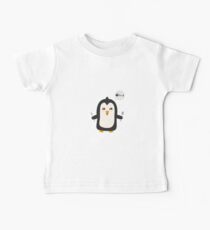 Penguin with fish Baby Tee