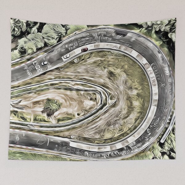 Item preview, Nordschleife Carousel Poster – Iconic Nürburgring Green Hell Art designed and sold by Road To Track.