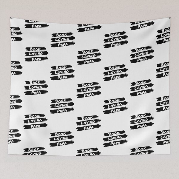 Item preview, Book Loving Papa - Black and White Text designed and sold by OceansSupply.