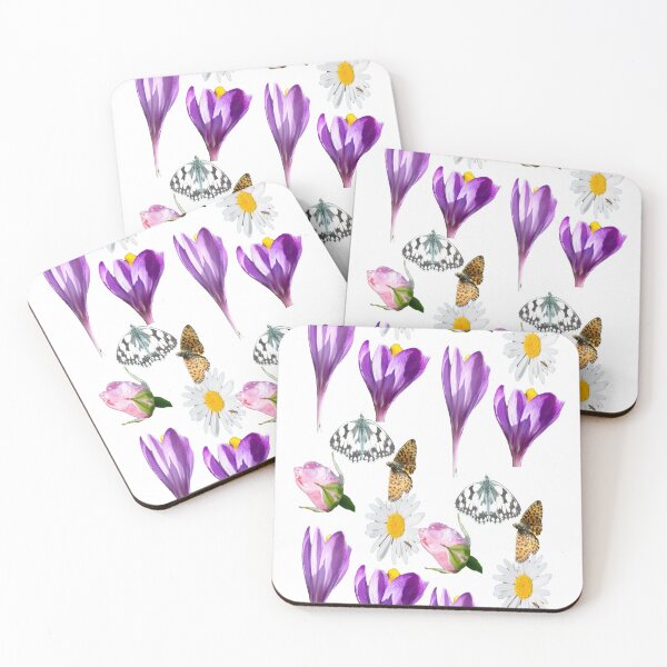 Item preview, Spring flowers and butterflies designed and sold by Ingo Gerlach.