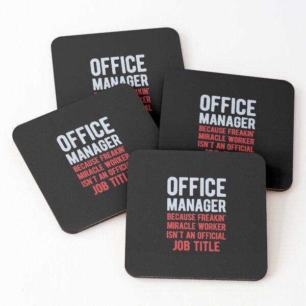 Item preview, Funny Office Manager designed and sold by artworkbyrihen.