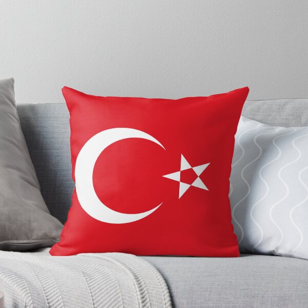 Item preview, Turkish Flag Print designed and sold by JoyforU.