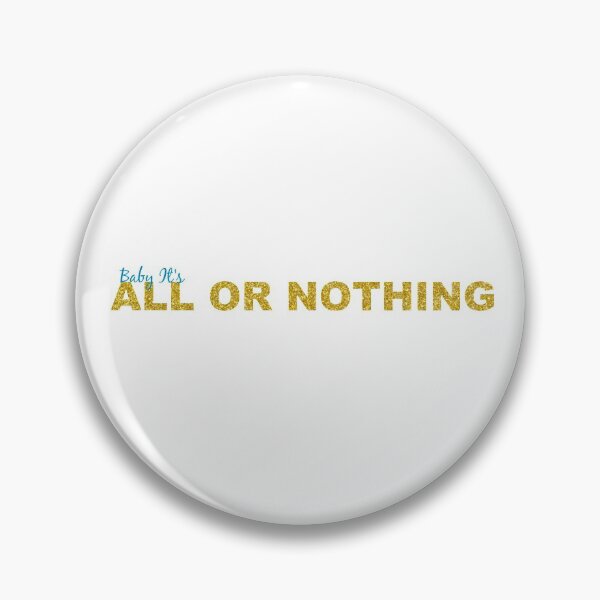 Item preview, Baby It's All Or Nothing - CHER lyric designed and sold by Tate Zeleznik.