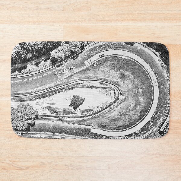 Item preview, Nordschleife Carousel Poster – Iconic Nürburgring Green Hell Art designed and sold by Road To Track.
