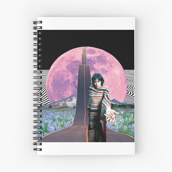 Item preview, Nick Drake Pink Moon collage designed and sold by HollyHolstonArt.