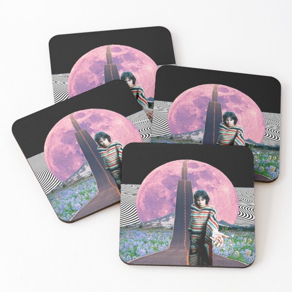 Item preview, Nick Drake Pink Moon collage designed and sold by HollyHolstonArt.