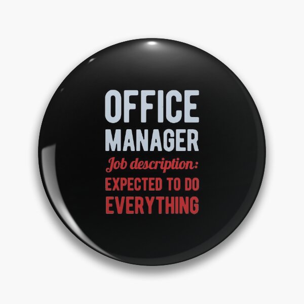 Item preview, Funny Office Manager designed and sold by artworkbyrihen.