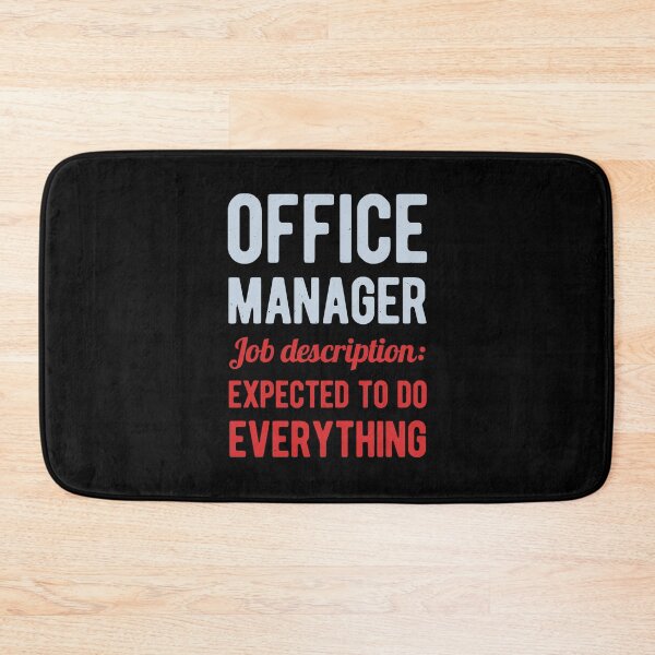 Item preview, Funny Office Manager designed and sold by artworkbyrihen.